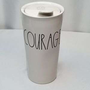 New - Rae Dunn "Courage" Travel Mug